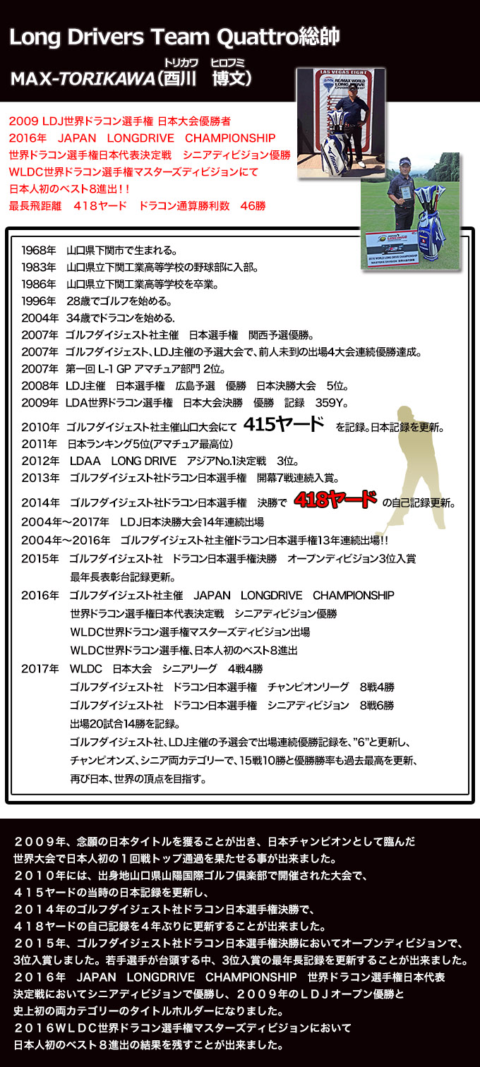 酉川博文プロフィール